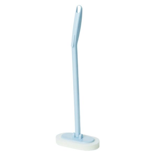 Long Handle Sponge Tile Bath Floor Brush Bathroom Supplies (Blue) - Image 2