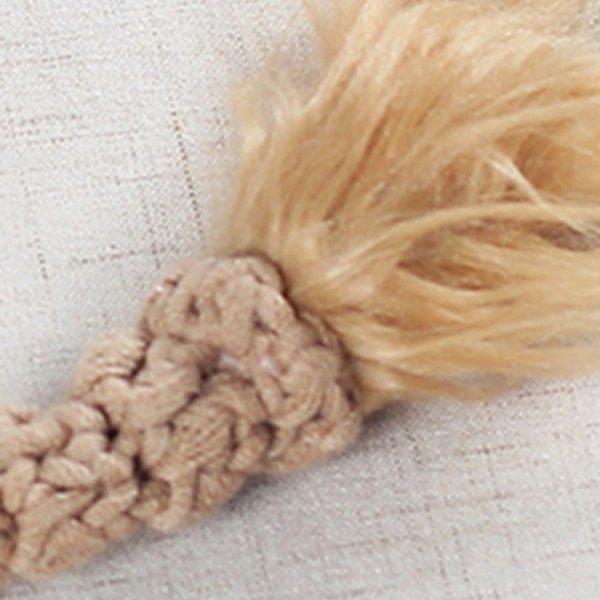 Newborn Photography Little Lion Wool Cartoon Hat and Tail Props For 0-2 Month (Hat + Tail) - Image 4