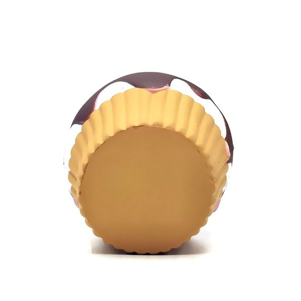 3 PCS Slow Rebound Peach Heart Cup Cake Simulation Food Relief Stress Children Adult Toys - Image 5