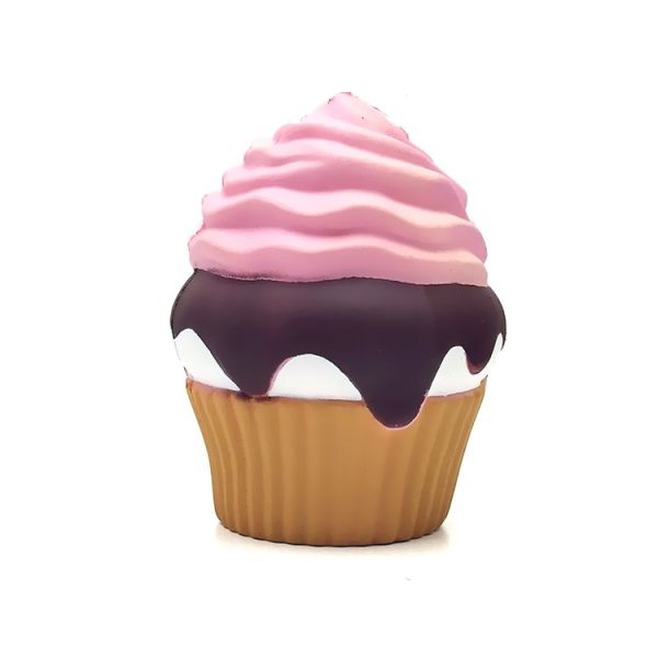 3 PCS Slow Rebound Peach Heart Cup Cake Simulation Food Relief Stress Children Adult Toys - Image 6