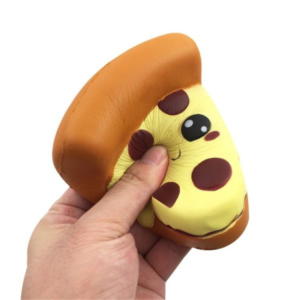 3 PCS Funny Cartoon Pizza Charm Decompression Relaxation Toy - Image 3