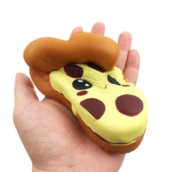 3 PCS Funny Cartoon Pizza Charm Decompression Relaxation Toy - Image 4