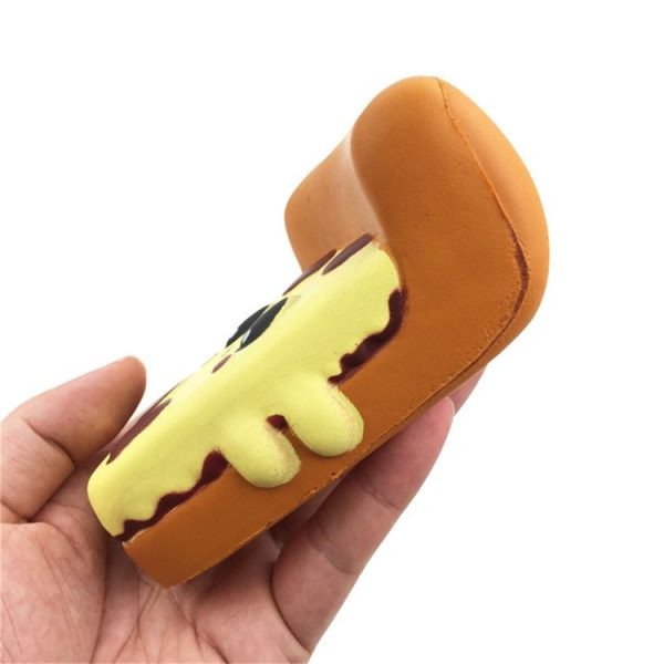3 PCS Funny Cartoon Pizza Charm Decompression Relaxation Toy - Image 5