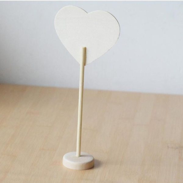 10 PCS Wooden Blackboard Chalkboard Mini Message Notice Board Table Wedding Party Decoration - Image 3