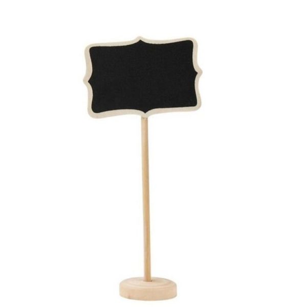 10 PCS Blackboard Wooden Chalkboard Mini Message Notice Board Table Wedding Party Decoration - Image 2