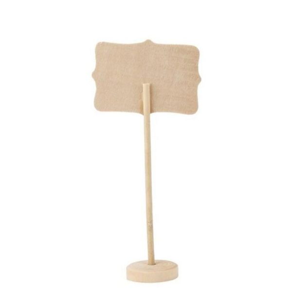 10 PCS Blackboard Wooden Chalkboard Mini Message Notice Board Table Wedding Party Decoration - Image 3