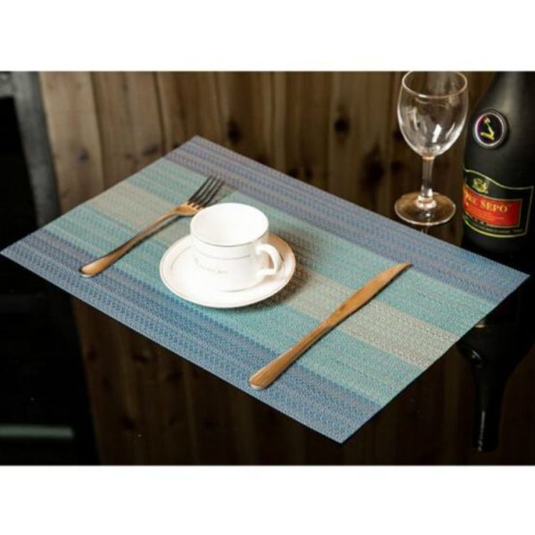 2 PCS Home Table Cup Mat Creative Decor Coffee Drink Placemat Tableware, Size: 45x30cm (Sky Blue) - Image 2