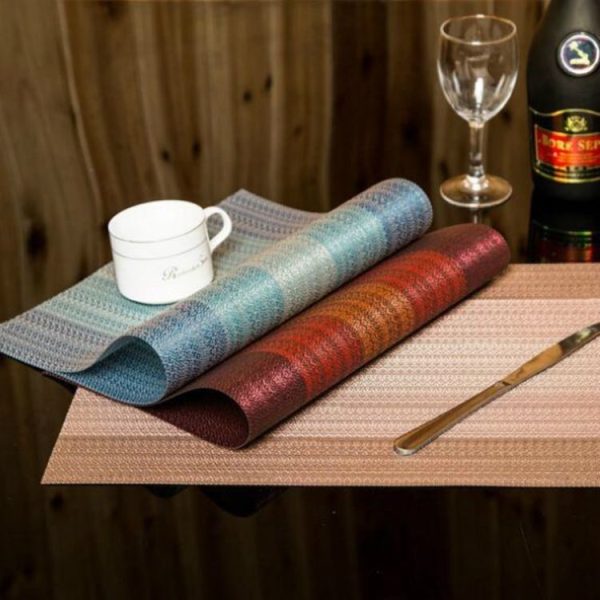 2 PCS Home Table Cup Mat Creative Decor Coffee Drink Placemat Tableware, Size: 45x30cm (Sky Blue) - Image 3