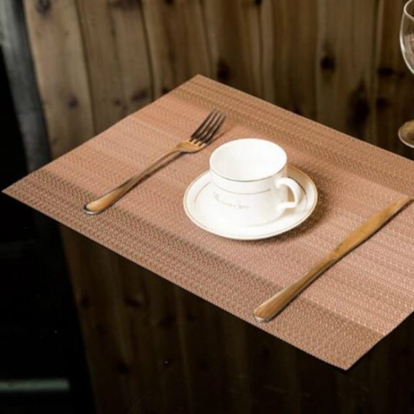 2 PCS Home Table Cup Mat Creative Decor Coffee Drink Placemat Tableware, Size: 45x30cm (Sky Blue) - Image 4