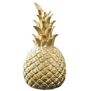 Pineapple Creative Decoration Wine Cabinet Window Decoration Props, Size: S (Gold)