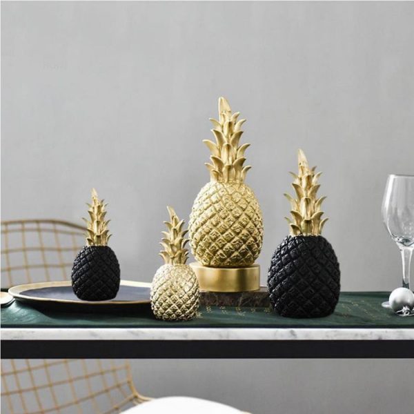Pineapple Creative Decoration Wine Cabinet Window Decoration Props, Size: S (Gold) - Image 3
