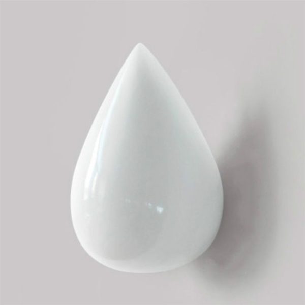 Creative Water Droplets Wall Hooks Home Decoration Resin Mural 3D Coat Hook Single Hooks Wall Hanger, Size: Big Size (White) - Image 2