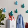 Creative Water Droplets Wall Hooks Home Decoration Resin Mural 3D Coat Hook Single Hooks Wall Hanger, Size: Big Size (White) - Image 8