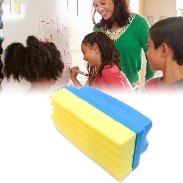 None Wet Sponge Eraser Strong Water Soluble Whiteboard Eraser, Siize: 12x7x5.5cm Sponge Board Eraser - Image 5