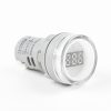 AD16-22DSV Mini Digital Display 60-500V General Indicator AC Voltmeter, Open Hole: 22mm (White) - Image 2