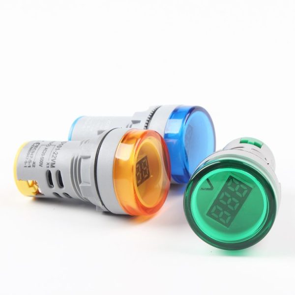 AD16-22DSV Mini Digital Display 60-500V General Indicator AC Voltmeter, Open Hole: 22mm (White) - Image 5