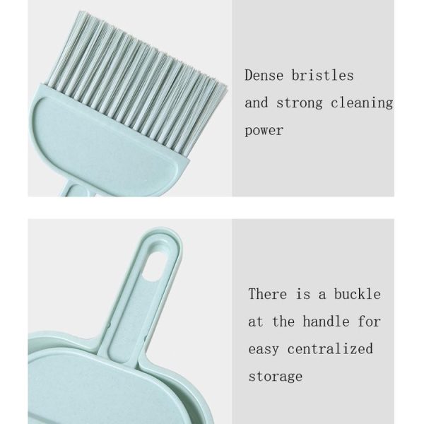 Household Mini Broom Desktop Small Broom Keyboard Brush Cleaning Tool Set Random Color - Image 6