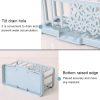 Simple Plastic Drain Rack Kitchen Supplies Sponge Storage Rack Storage Rack (Light Blue) - Image 3