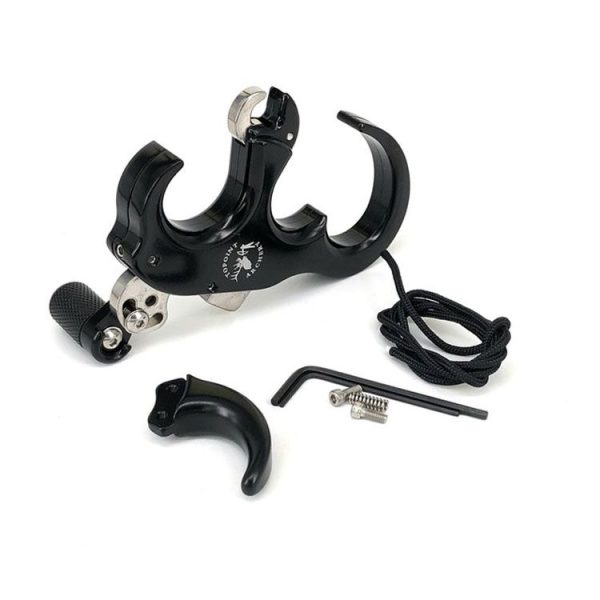 Compound Bow and Arrow Archery Stainless Steel Auxiliary Handle Caliper Releaser (Random Color Delivery) - Image 3