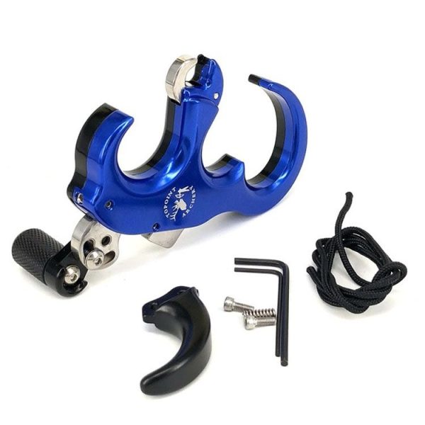 Compound Bow and Arrow Archery Stainless Steel Auxiliary Handle Caliper Releaser (Random Color Delivery) - Image 6