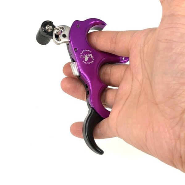 Compound Bow and Arrow Archery Stainless Steel Auxiliary Handle Caliper Releaser (Random Color Delivery) - Image 7