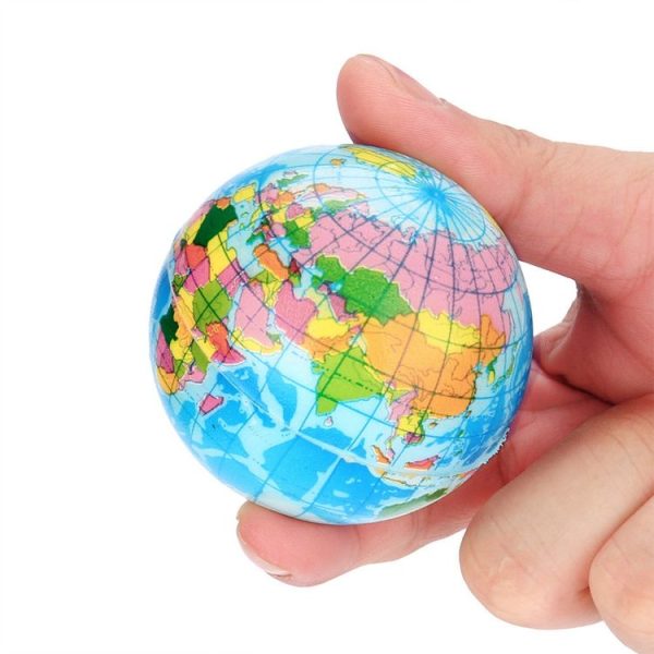 5 PCS World Map Squishy Doll Slow Rising Stress Relief Squeeze Toys, Size: 6.3cm - Image 2