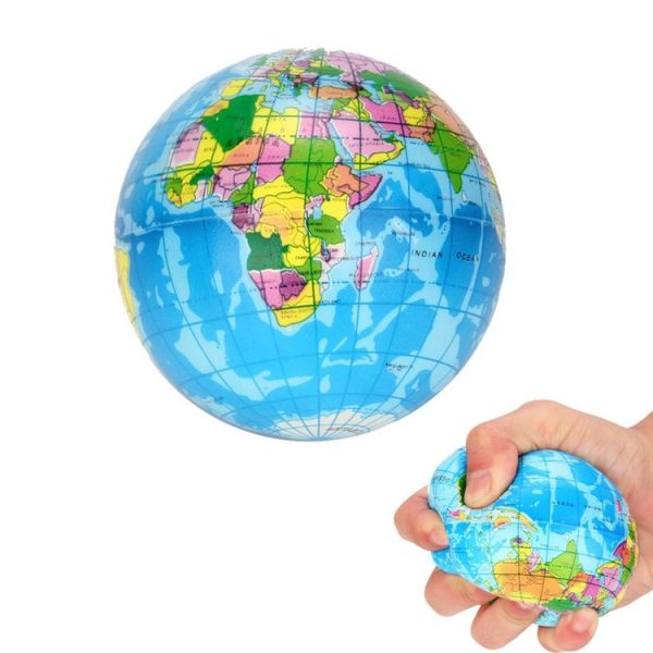 5 PCS World Map Squishy Doll Slow Rising Stress Relief Squeeze Toys, Size: 6.3cm - Image 4