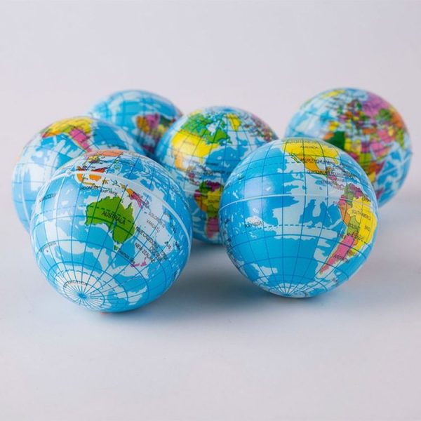 5 PCS World Map Squishy Doll Slow Rising Stress Relief Squeeze Toys, Size: 6.3cm - Image 5