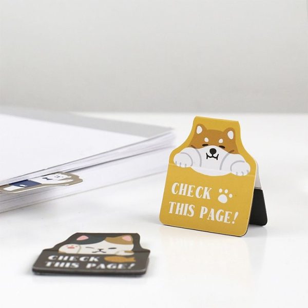 2 PCS Creative Cute Cartoon Magnet Bookmark Small Animal Book Page Folder (Penguin) - Image 3
