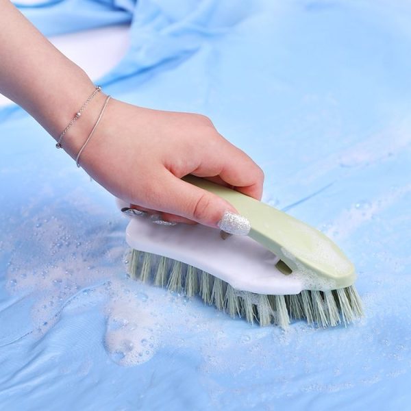 Multi-function 2 in 1 Plastic Soft Hair Washing Brush Decontamination Board Brush Shoe Brush (Blue) - Image 7