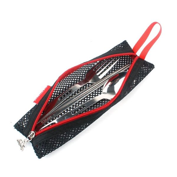 Outdoor Tableware Set Camping Travel Portable Single Tableware Combination Three-piece - Image 2