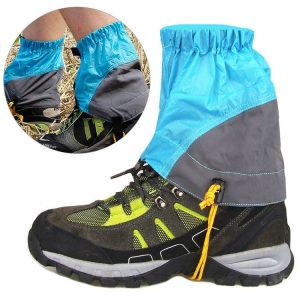 Outdoor Mountaineering Sandproof Waterproof Tearproof Legging Protective Case (Blue)