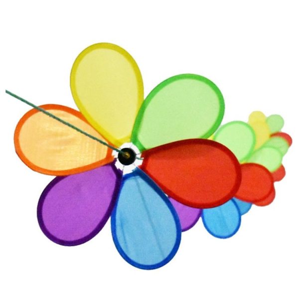 Outdoor Camping Windmill Lanyard Bunting Decoration, Shape: 8 Flowers - Image 2