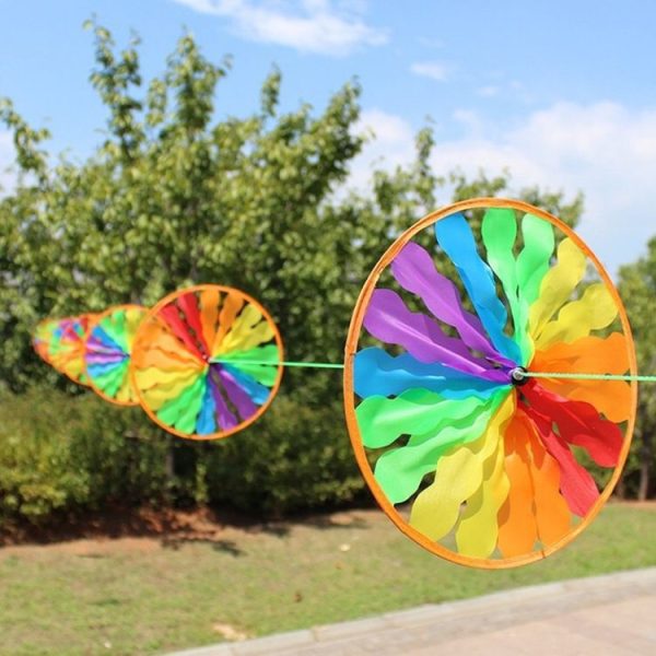 Outdoor Camping Windmill Lanyard Bunting Decoration, Shape: 8 Flowers - Image 3