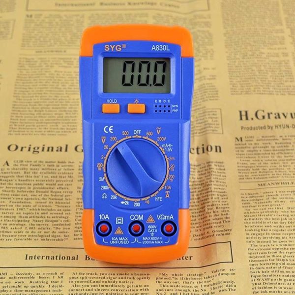 A830L Protection Luminous Multi-purpose Capacitance Meter Digital Multimeter - Image 2