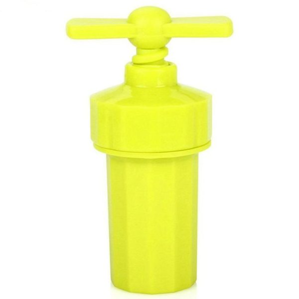 3 PCS Kitchen Ginger Garlic Manual Press Twist Cutter Crusher Cooking Tool Plastic Garlic Presses Blenders Peeler (Green)