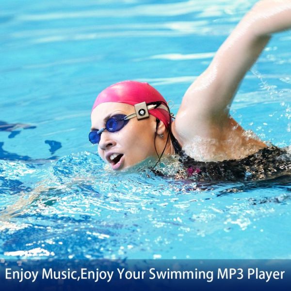 C26 IPX8 Waterproof Swimming Diving Sports MP3 Music Player with Clip & Earphone, Support FM, Memory: 8GB (White) - Image 8