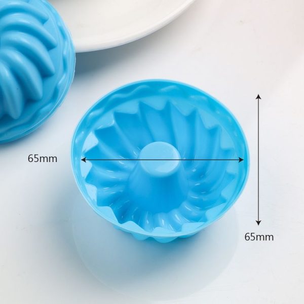 12 pcs Thread Shape Baking Jelly Mould Silicone Pudding Cupcake Muffin Donut Mold - Image 3