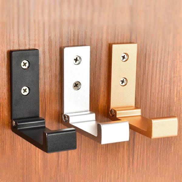 Collapsible Clothes Hanger Robe Hook Decorative Bathroom Wall Mounted Hooks (Silver Hook (Send Screw)) - Image 10