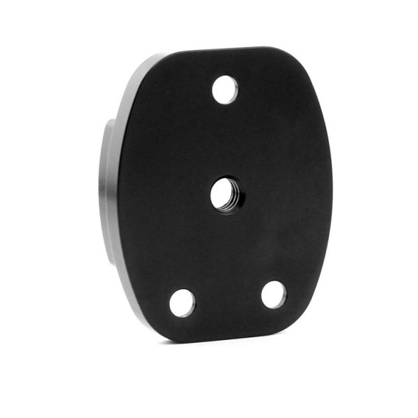 4 Holes Aluminum Quick Release Tripod Mount Base For Sports Camera, Color: Black - Image 4