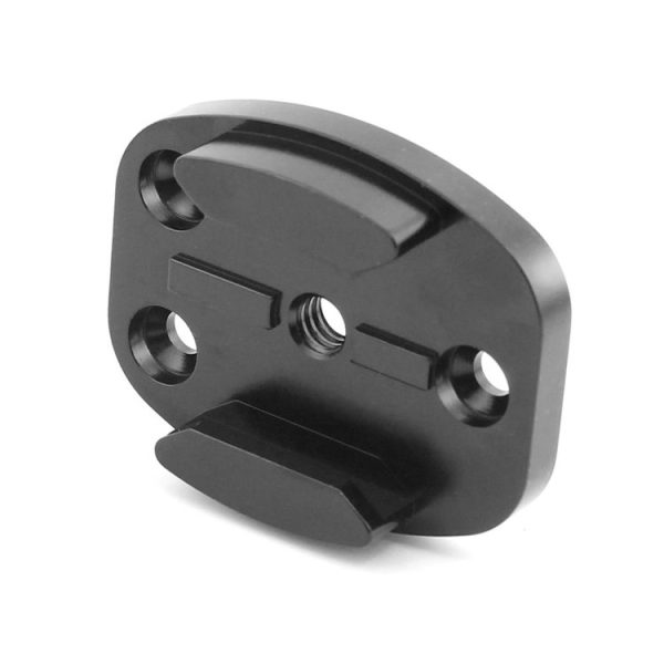 4 Holes Aluminum Quick Release Tripod Mount Base For Sports Camera, Color: Black - Image 5