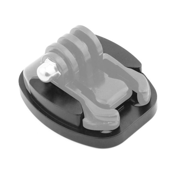 4 Holes Aluminum Quick Release Tripod Mount Base For Sports Camera, Color: Black - Image 6