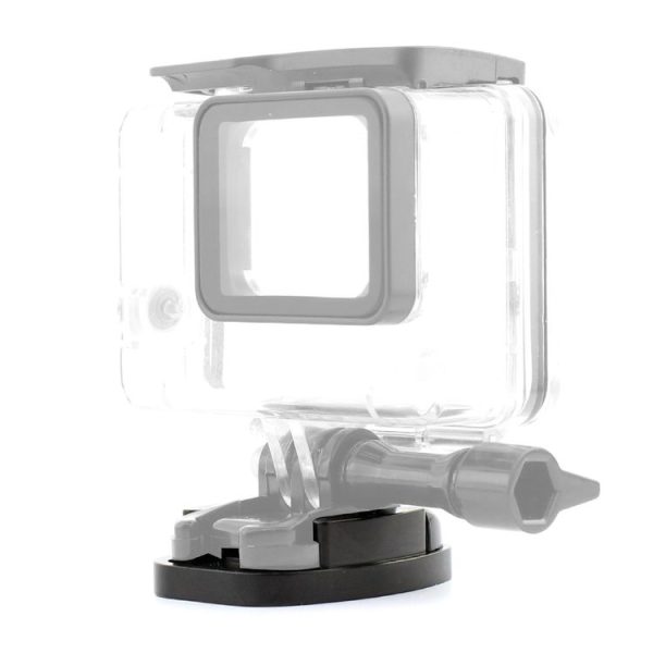 4 Holes Aluminum Quick Release Tripod Mount Base For Sports Camera, Color: Black - Image 7