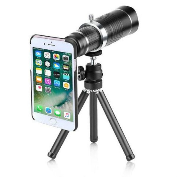 Universal 20 Times Mobile Phone Telephoto Lens Monocular Live Broadcast HD 4K No Vignetting Lens - Image 5