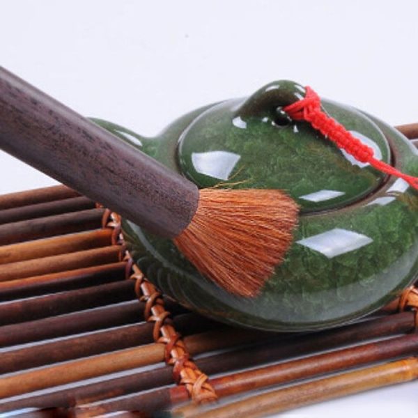 Creative Tea Ceremony Black and Ebony Crystal Pot Pen Tea Set Brush - Image 3