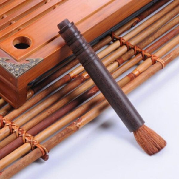 Creative Tea Ceremony Black and Ebony Crystal Pot Pen Tea Set Brush - Image 5