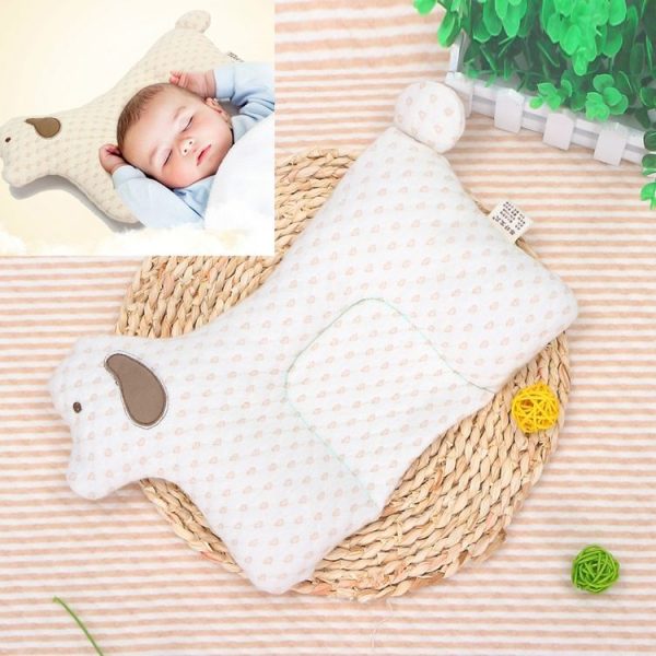 Baby U-shaped Pillow Neck Correction Child Torticollis Correction Neck Pillow (Brown Love Point)
