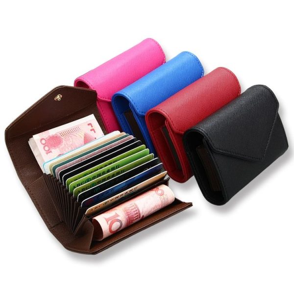 Cross Texture Corrugated Anti-magnetic Anti-RFID Card Package Card Sets (Jujube Red) - Image 4