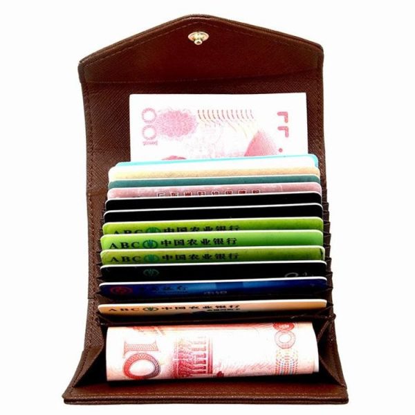 Cross Texture Corrugated Anti-magnetic Anti-RFID Card Package Card Sets (Jujube Red) - Image 5
