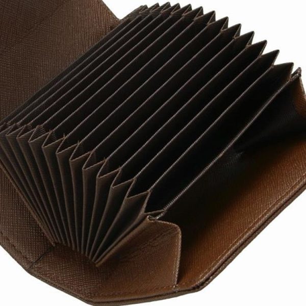 Cross Texture Corrugated Anti-magnetic Anti-RFID Card Package Card Sets (Jujube Red) - Image 7